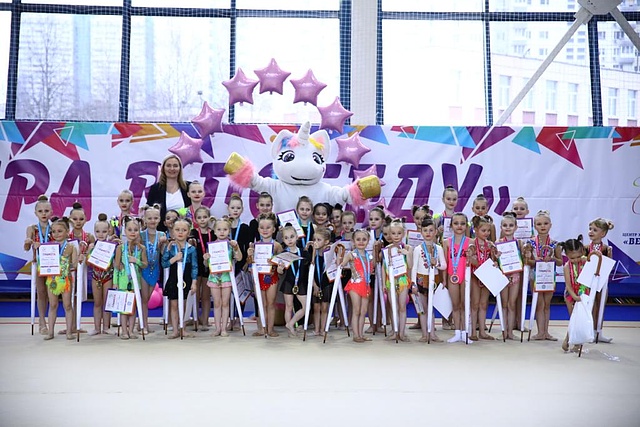 2 апреля в ФОК «Ясногорский» прошёл детский турнир по художественной гимнастике «Радужная Единорожка»